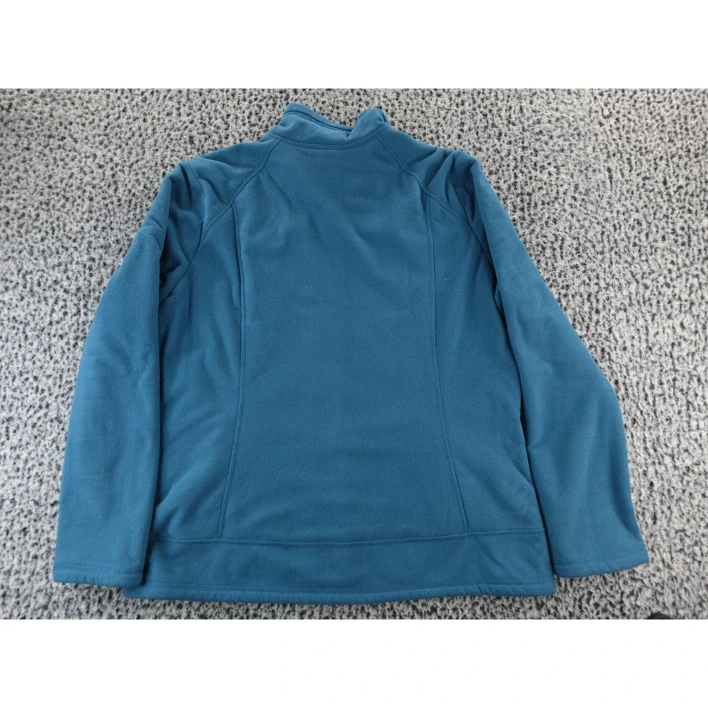 The North Face Womens Fleece‎ Jacket Full Zip Blue XL TG Regular